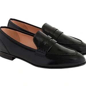 JCrew Academy Black Penny Loafer